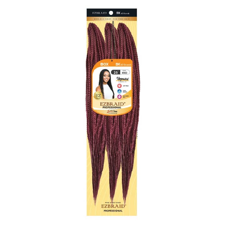 EZBRAID UK – wholesale Hair extensions – Box Braid Professional 26" - 3X Value Pack12