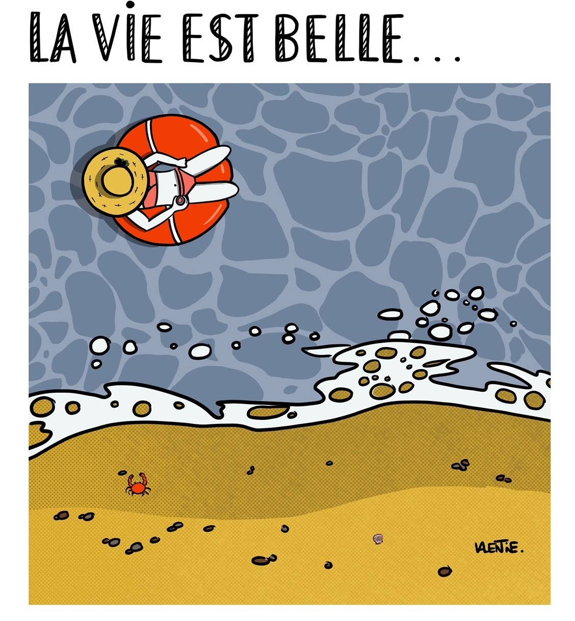 Les crayons de Valentine - Wholesale Everyday Greeting Card - Life is Beautiful Map1