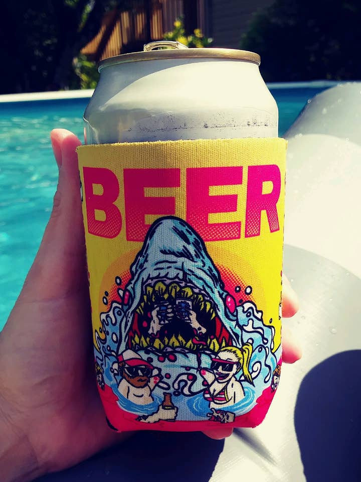 Koozie - Beer Shark for wholesale by GOBLINHAUS