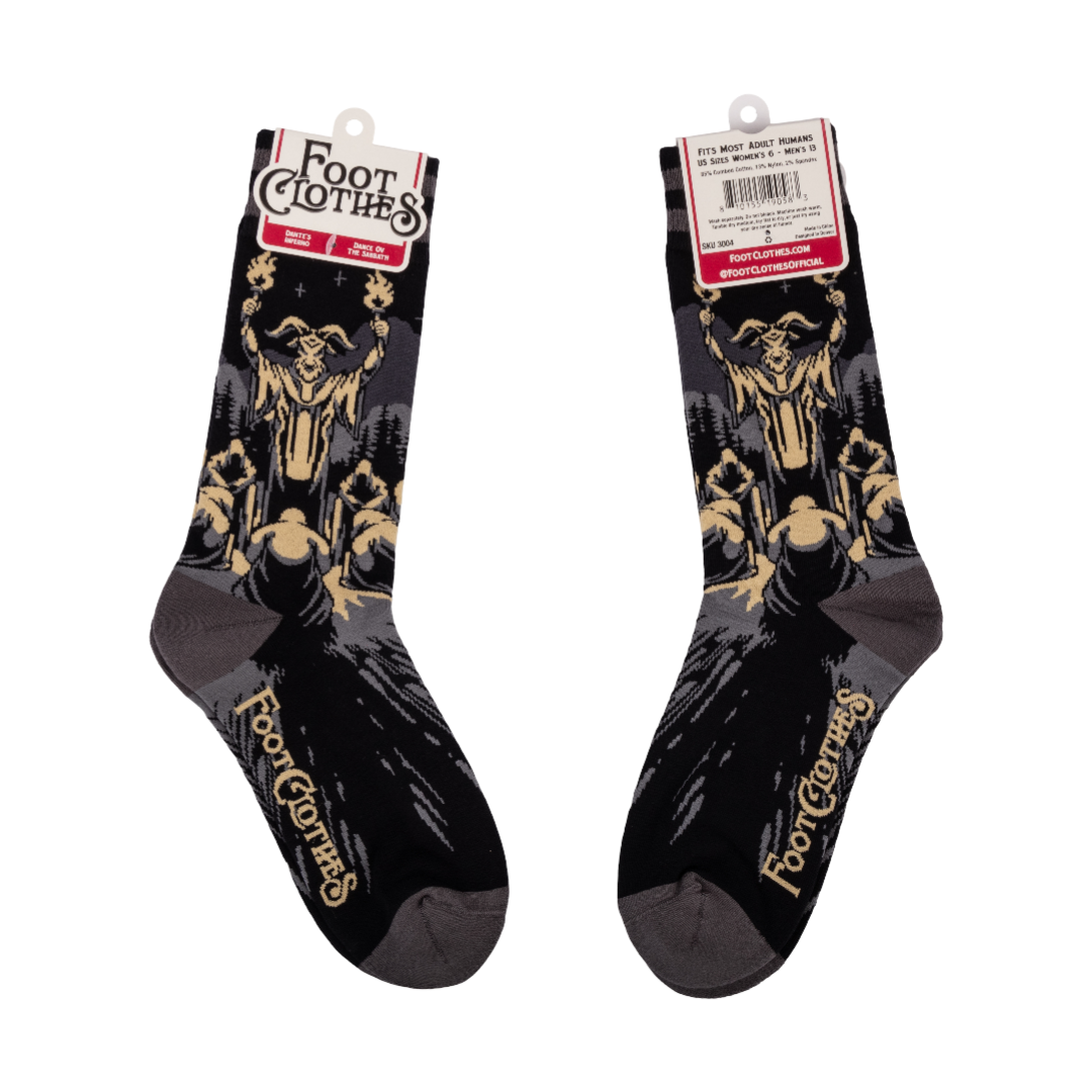 FootClothes LLC - Wholesale Socks - Unisex - Dance ov the Sabbath Crew Socks7