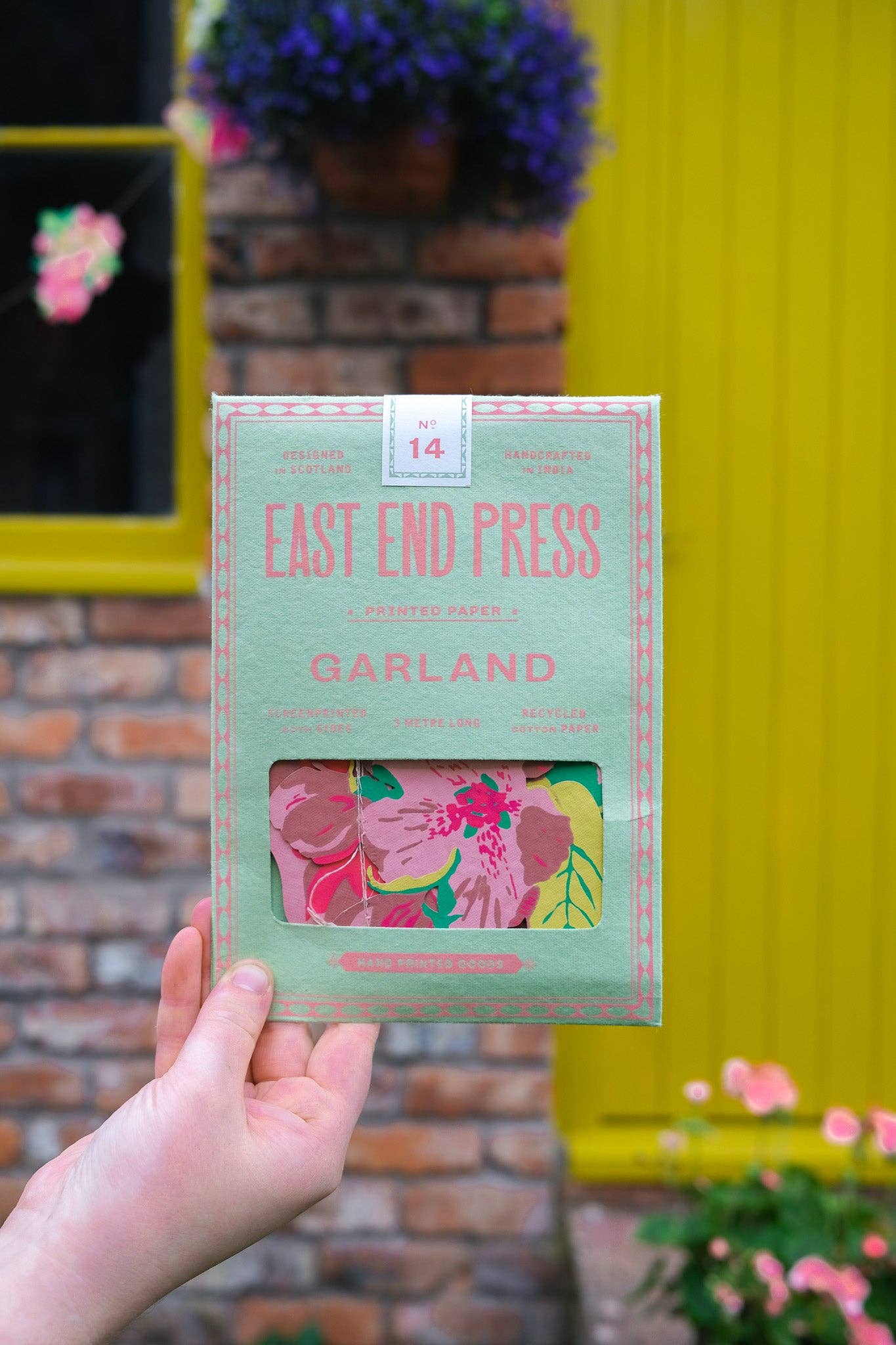 East End Press – wholesale Bunting/garland – Blossom Sewn Garland4
