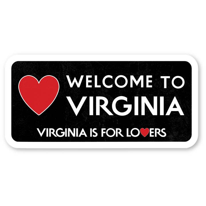 Ornement de bureau - Panneau de bienvenue de Virginie pour la vente par Morris Magnets