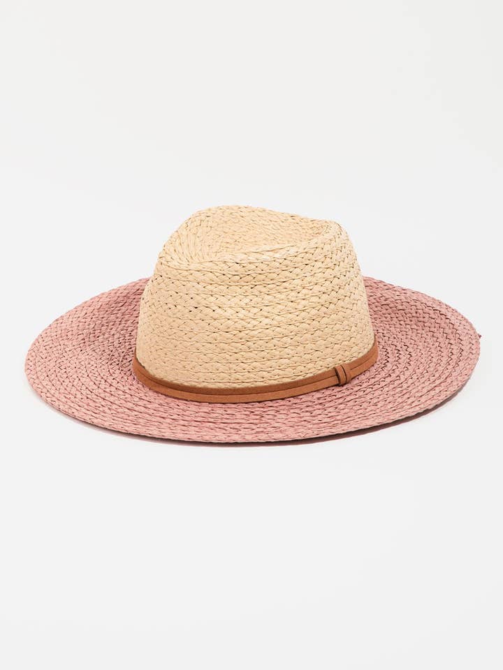 Two Tone Straw Knit Hat MH0102 for wholesale by anbfashion