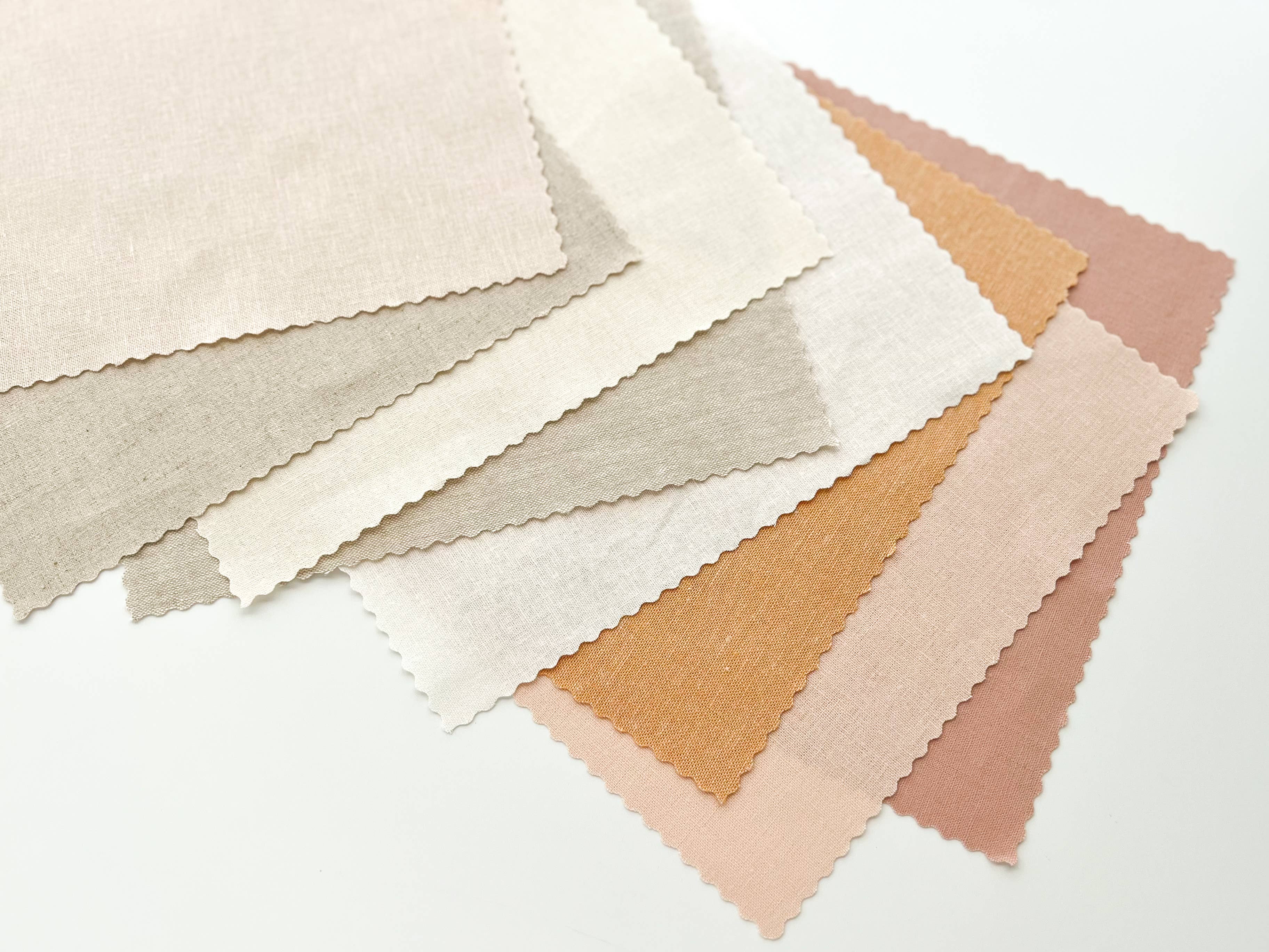 Matryoshka Doll Shop - Wholesale Embroidery/Cross Stitch Supplies - Embroidery fabric bundle, linen blend embroidery fabric pack3