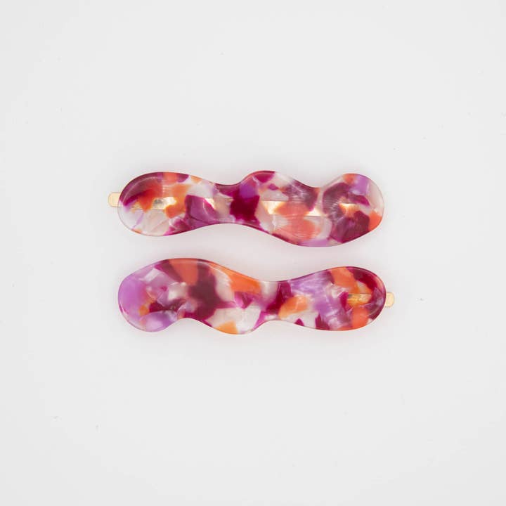 Berry Hair Slides - Set of 2 for wholesale by Pepper You