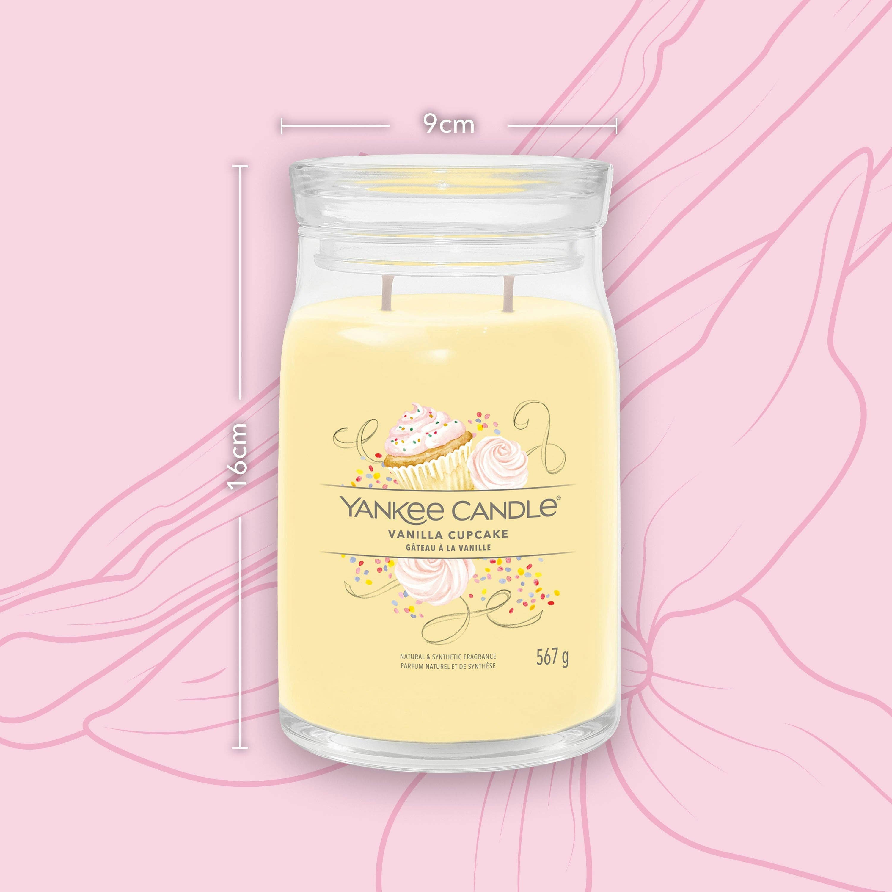 Seifen-Shop - Wholesale Jar/Filled Candle - Yankee Candle Vanilla Cupcake Signature - Large Jar7
