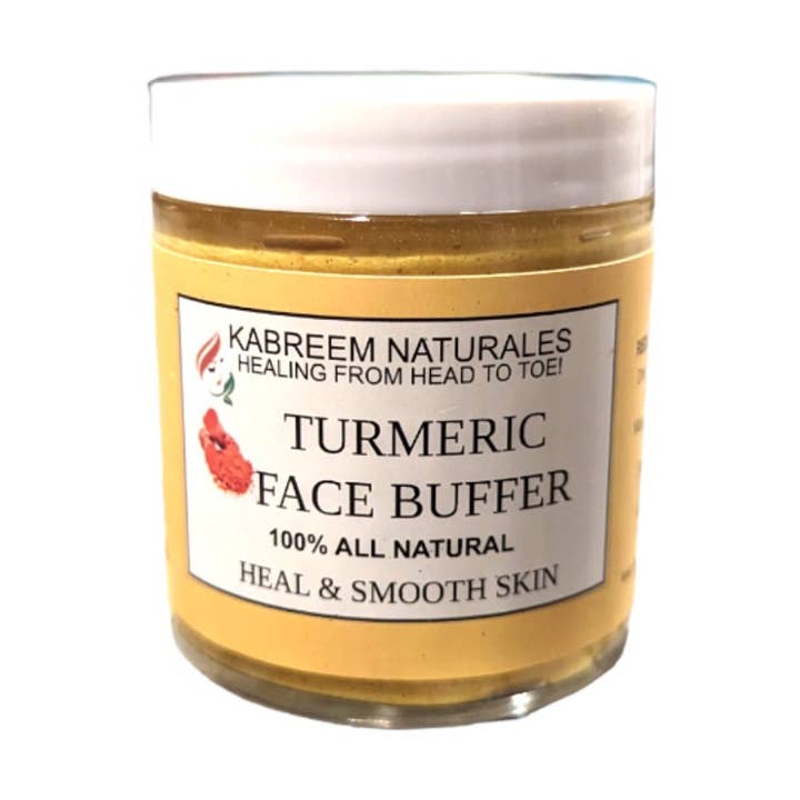 Turmeric Face Buffer for wholesale by Kabreem Naturales