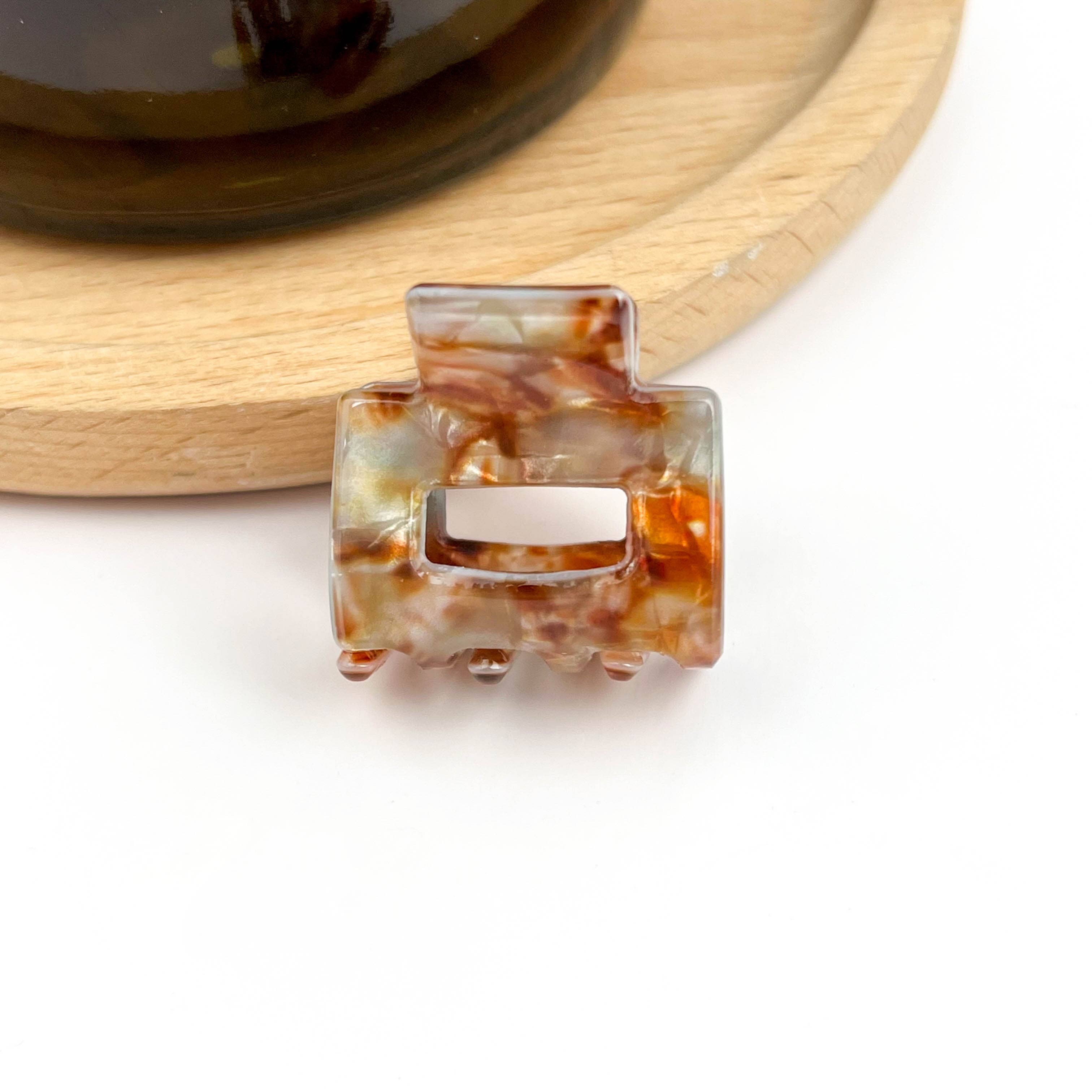 TheDivaSoap – Clips para cabelo - Mulher por atacado – Mini gancho de cabelo quadrado de 0,9''0