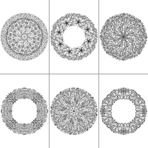ColorFall Editions – Großhandel Malbuch – Erwachsene – Weihnachts-Mandala-Malbuch für Erwachsene