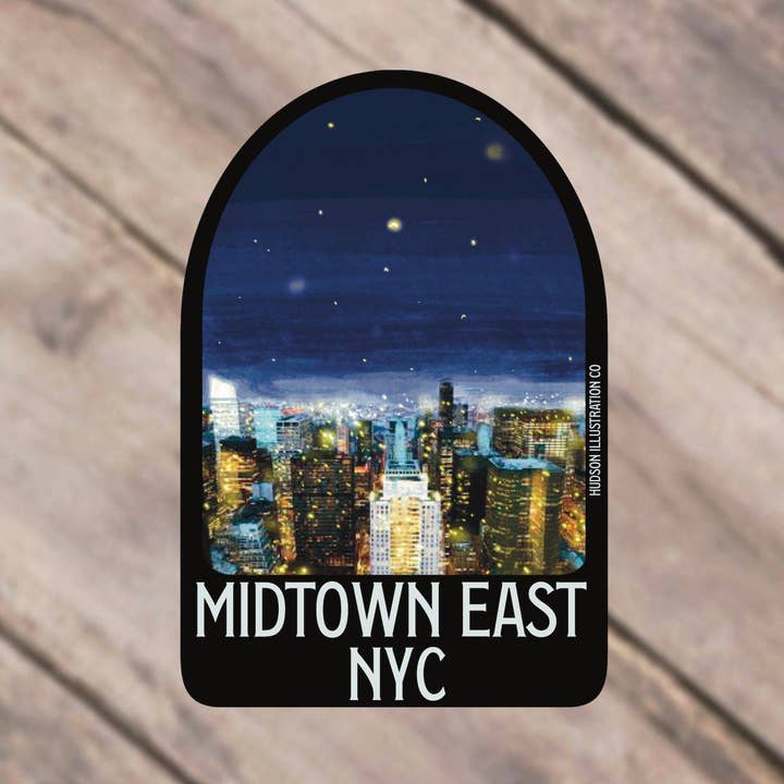 Adesivo/Magnete/Stampa/Cartolina di Midtown East Manhattan New York City per la vendita all'ingrosso da parte di About Town Co