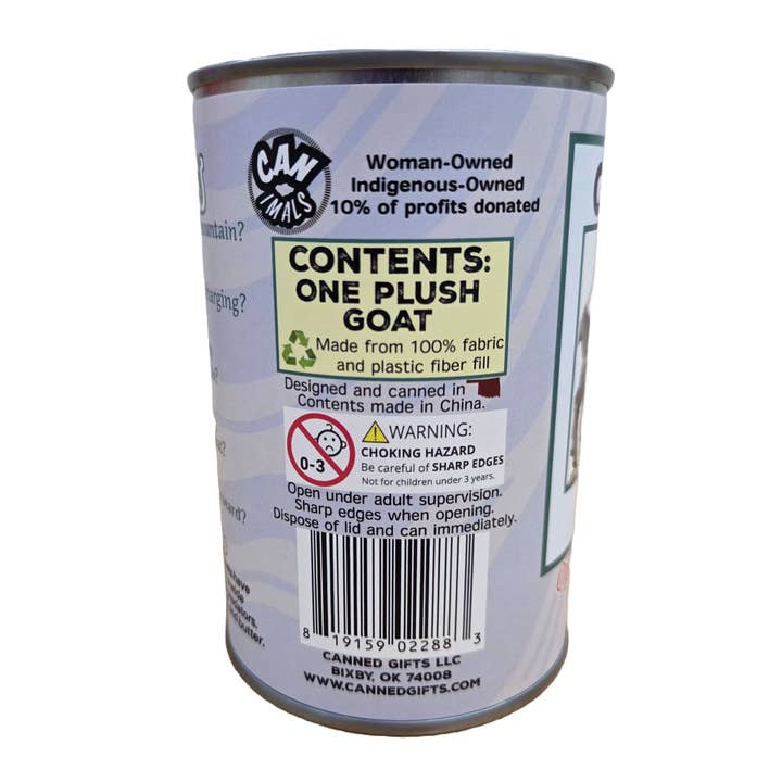 Canned Gifts - Wholesale Stuffed/Plush Toy - Kids & Baby - Billy the Canned Goat | Stuffed Animal Plush in Can w/Jokes3