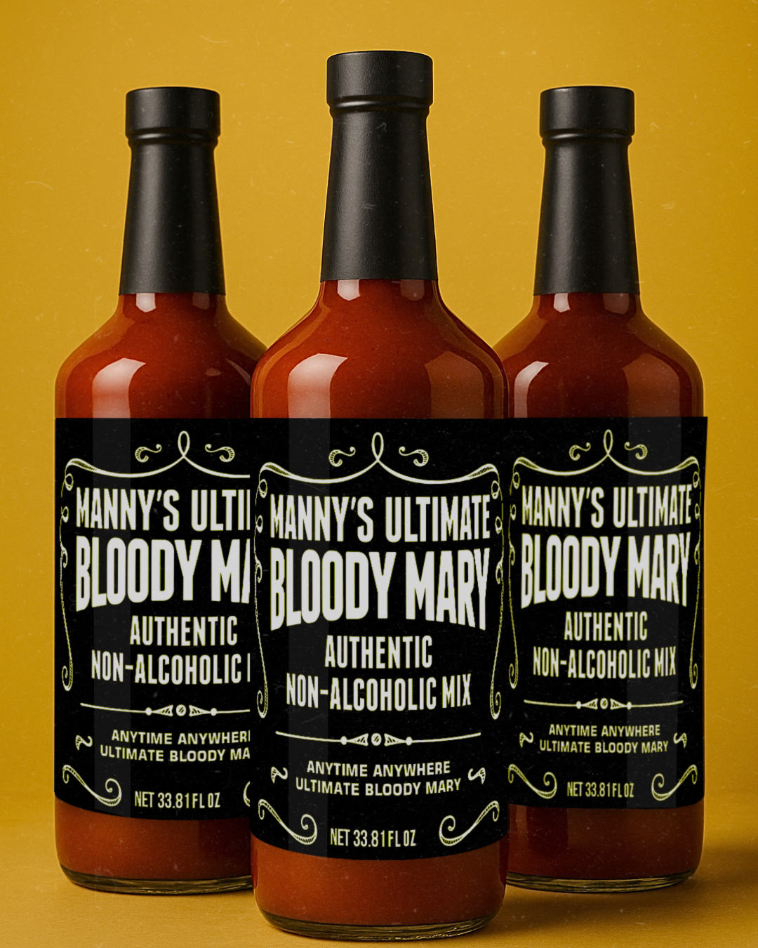 Manny's Ultimate Mixes - Wholesale Cocktail Mix/Syrup - 1L MANNY'S ULTIMATE BLOODY MARY AUTHENTIC NON-ALCOHOLIC MIX2