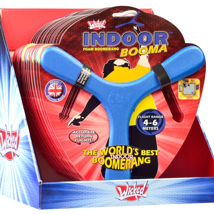 MukikiM Toys & Games - Wholesale Classic Toy - Kids - Wicked Indoor Booma - The World's Best Indoor Boomerang