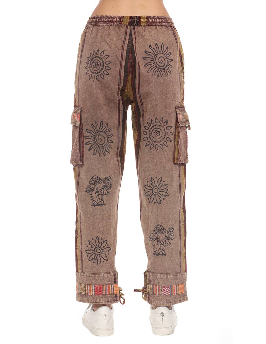 The Collection Royal / Royal Handicrafts - Wholesale Pants - Women's - Cotton Washed Boho Hippie Genie Pants13