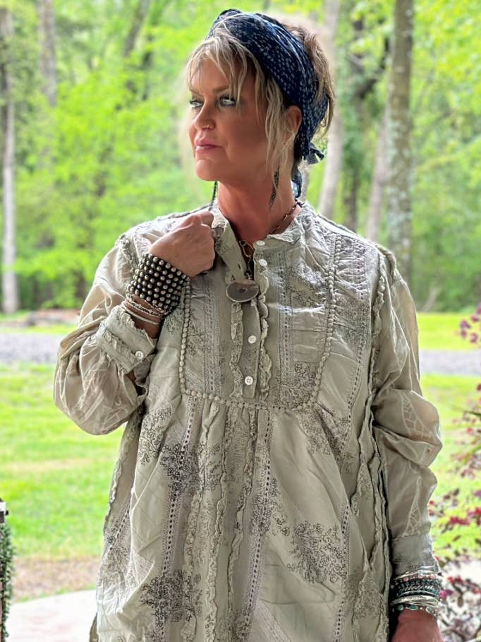 Botanical Gardens Top for wholesale by Jaded Gypsy