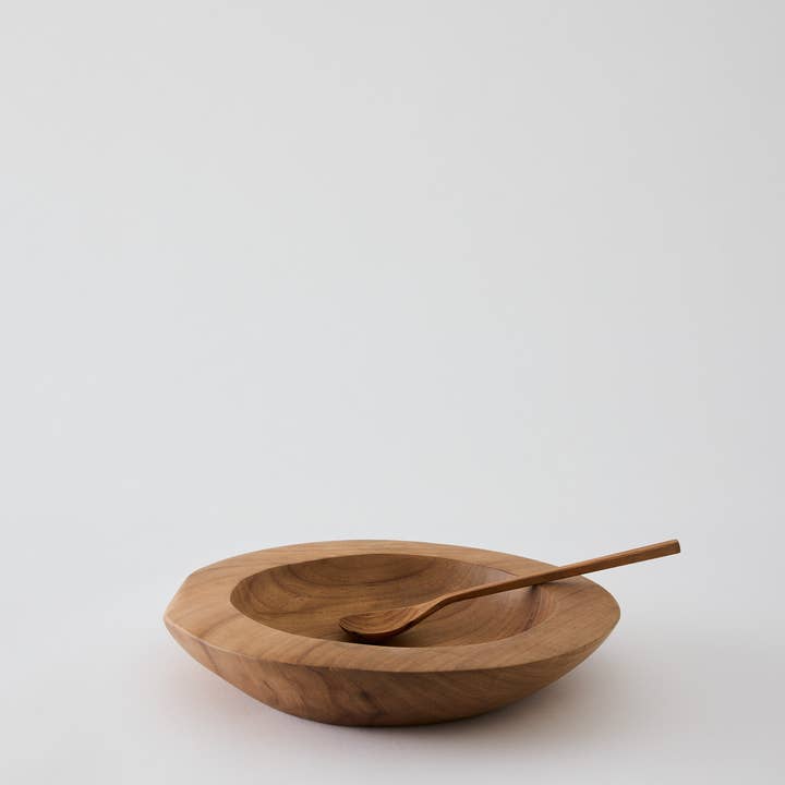 Tell Me More - Wholesale Serve Bowl - Teak bowl