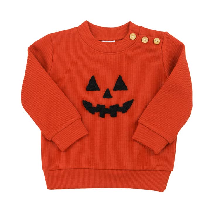 Oranje Jack-O-Lantern Trui voor wholesale door Southern Taters
