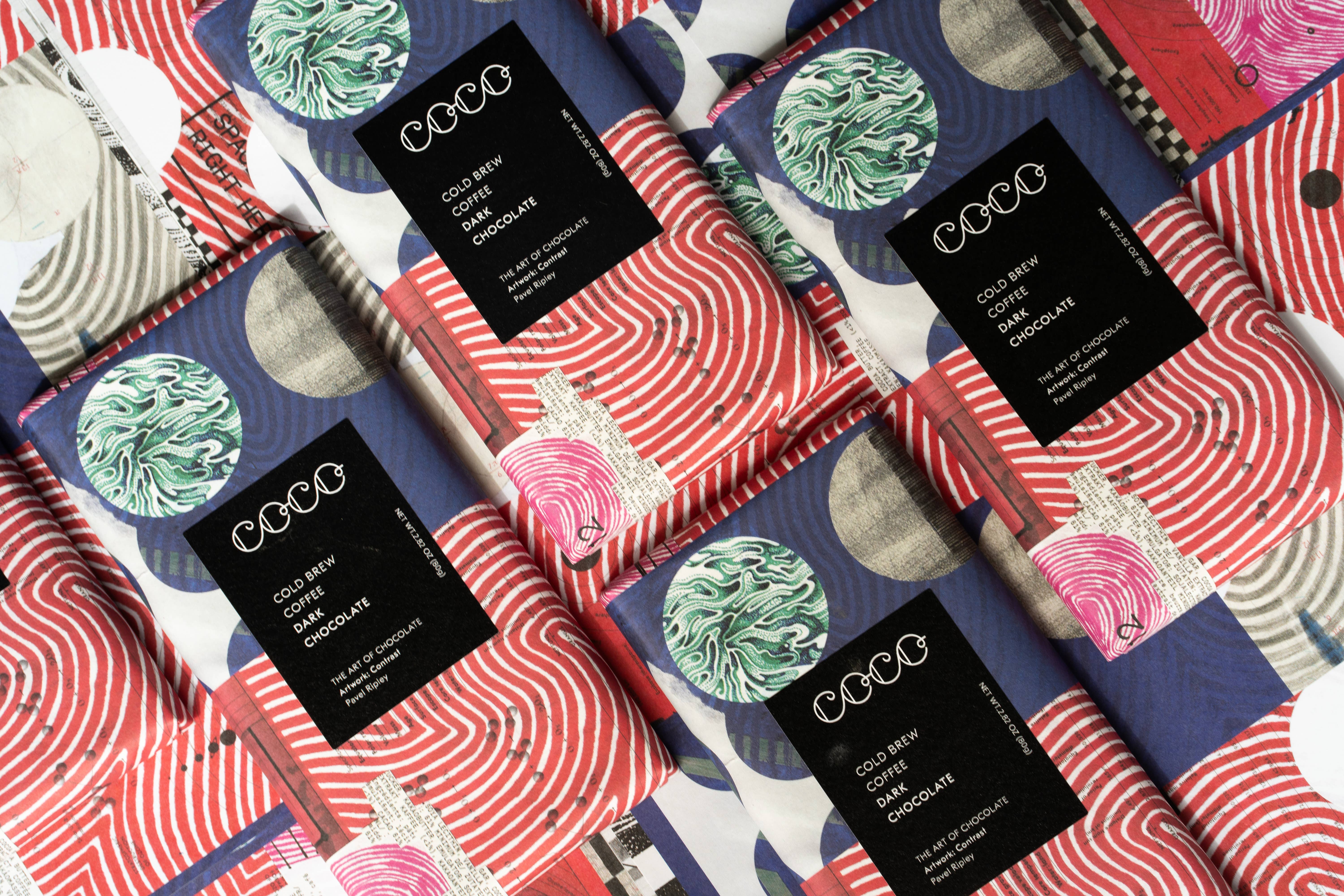 COCO Chocolatier [No duties when shipping to US!] - Wholesale Chocolate Bar - Cold Brew Coffee Dark Chocolate Bar (Pack of 12)6