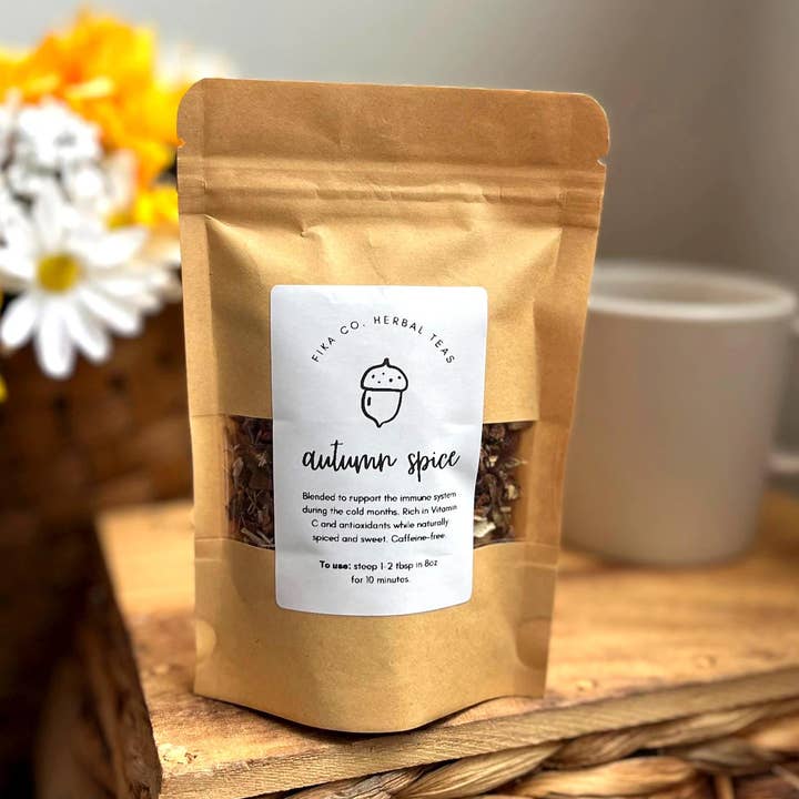 Autumn Spice Herbal Tea – Immune Support, Caffeine-Free for wholesale by Fika Co.