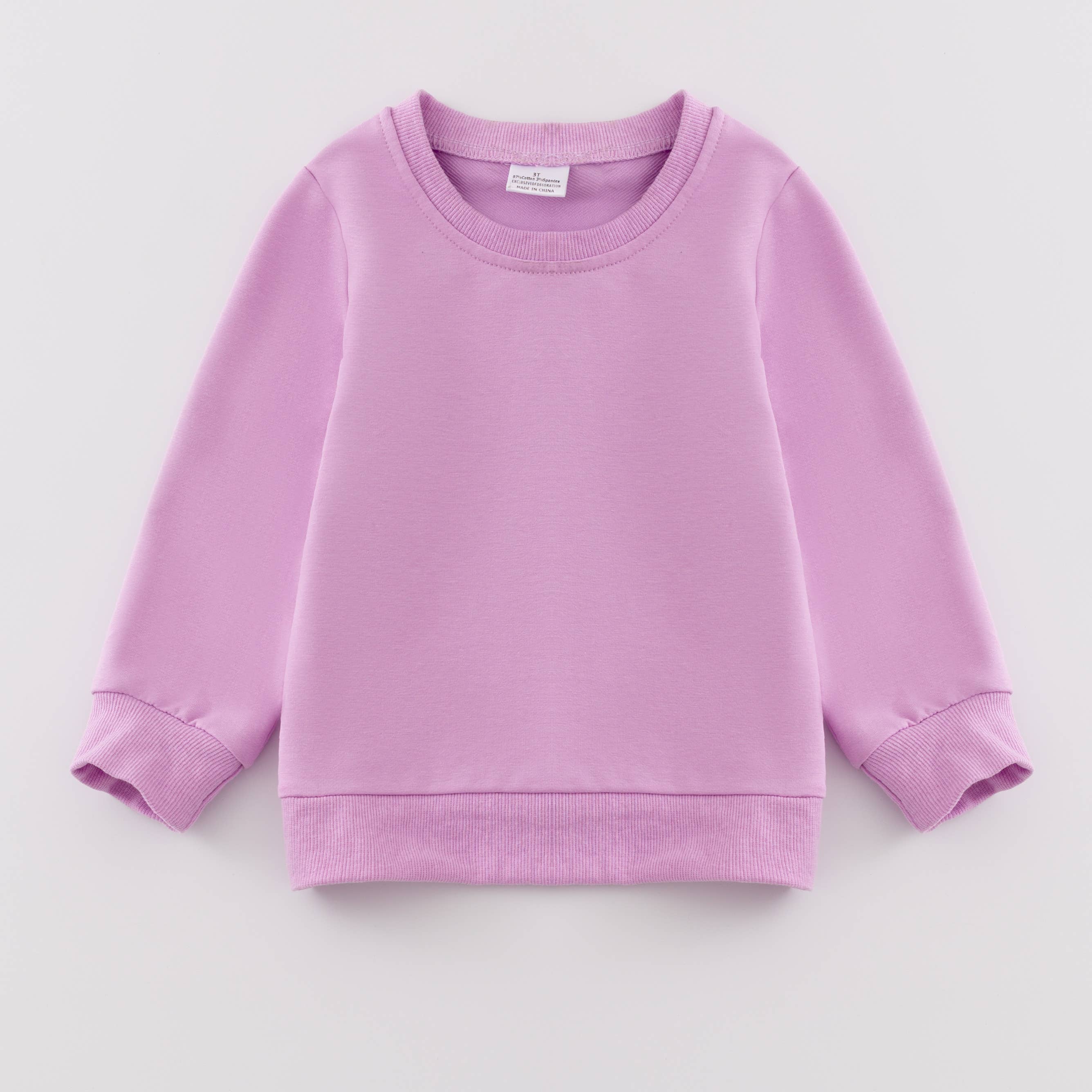 Little Trendy - Wholesale Sweatshirt - Kids - Children teenagers solid color cotton pullover sweatshirt6