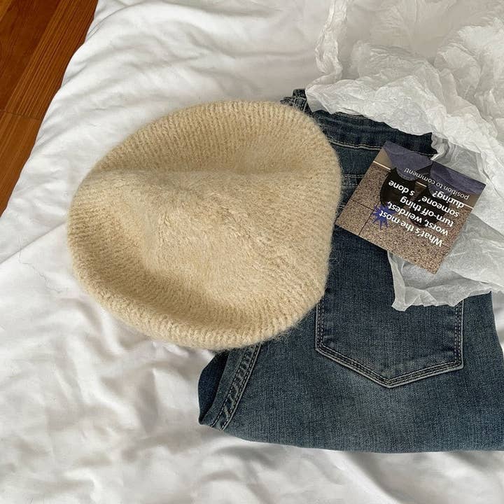 ShieldChic - Wholesale Baret - Dames - Wollen gebreide baret hoed