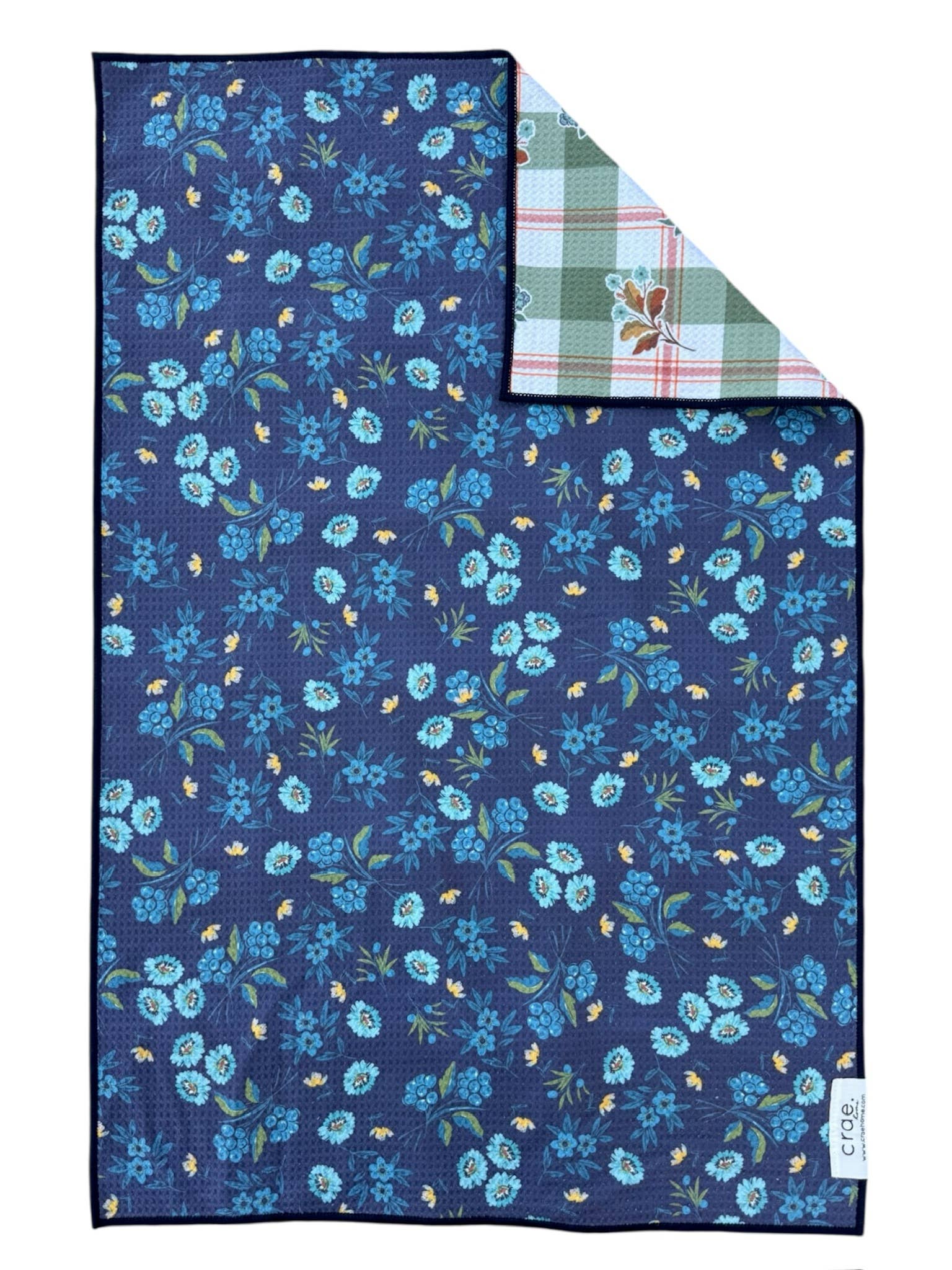 Blue Green Kristine: Reversible Hand Towel for wholesale on Faire0