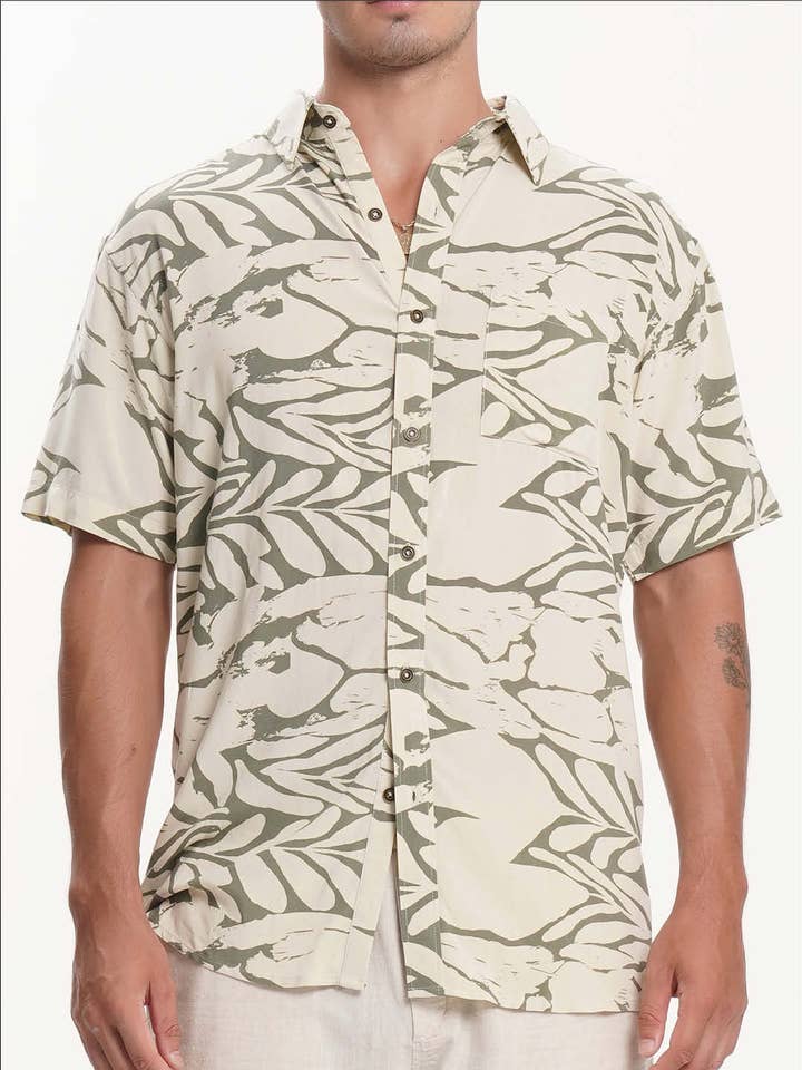 Bushwalk - Herenshirt voor wholesale door Kelapa The Brand