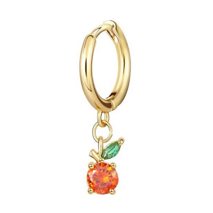 Boucle d'oreille Sunny orange pour la vente par Rosies