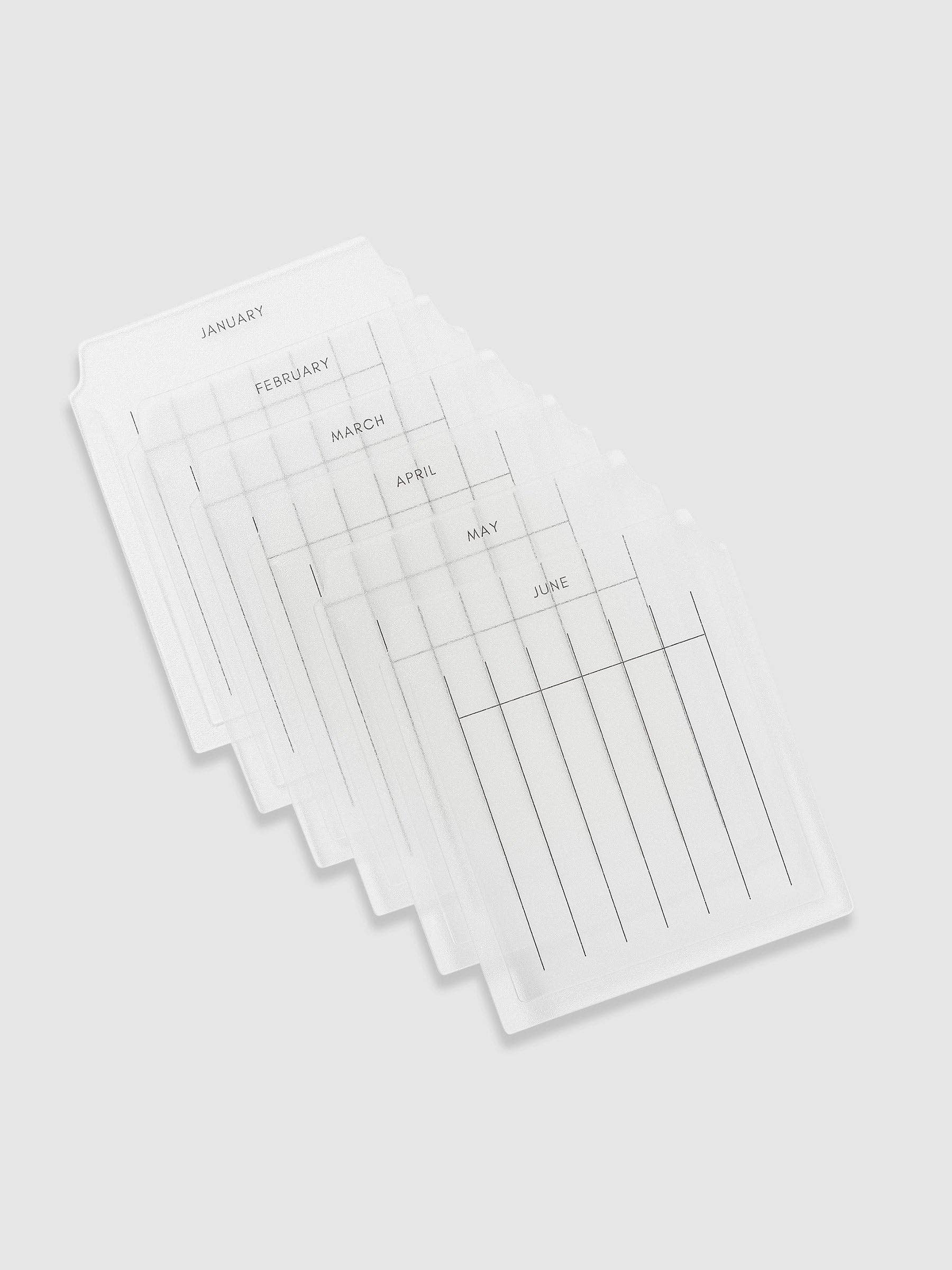 Cloth & Paper - Wholesale Stationery/Notecard Set - Clear Index Tabs2