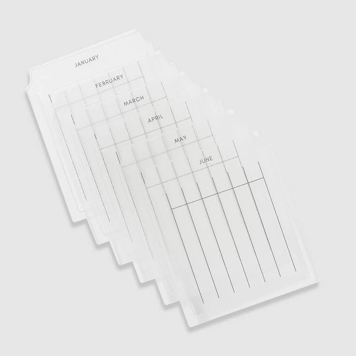 Cloth & Paper - Wholesale Stationery/Notecard Set - Clear Index Tabs2