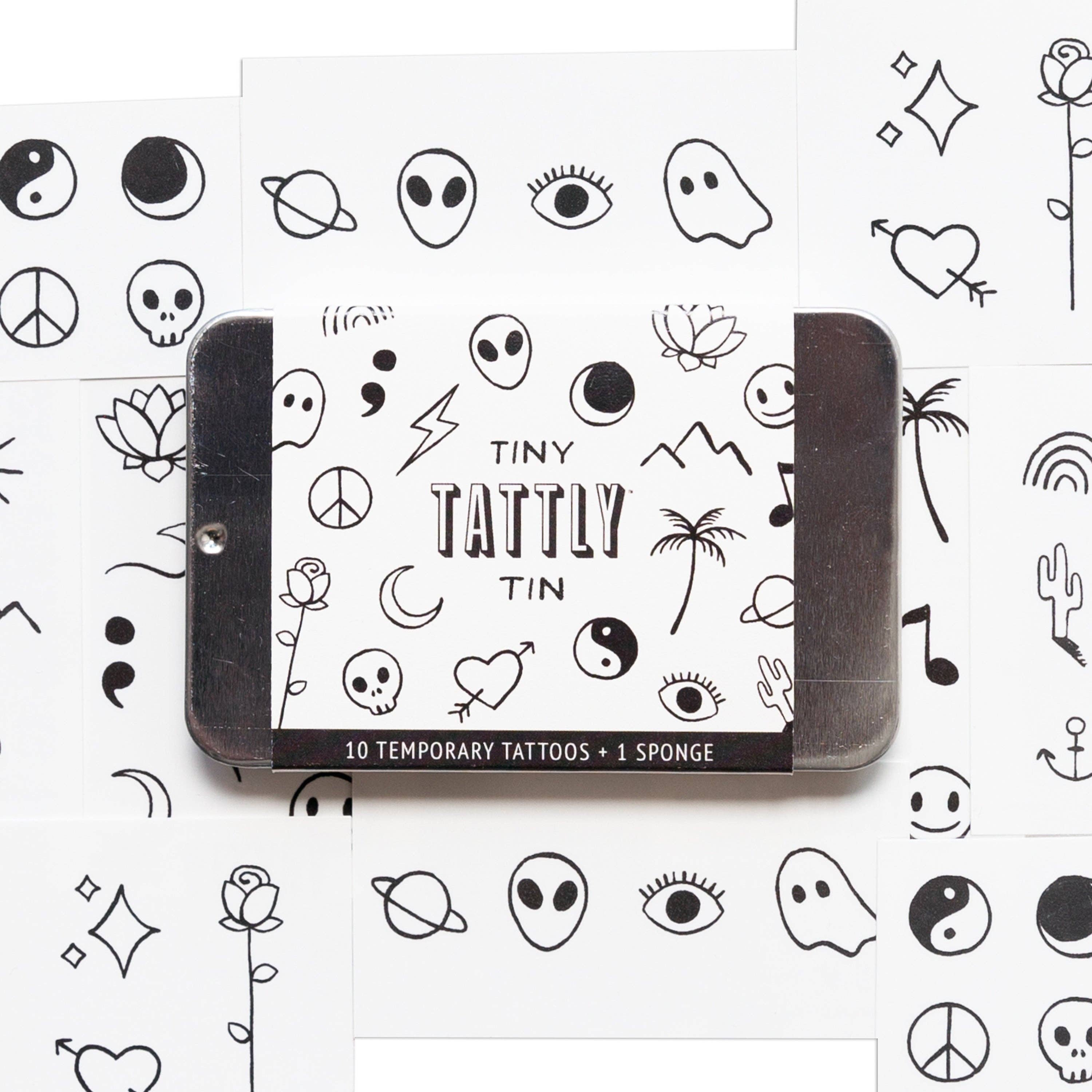 Tattly - Wholesale Temporary Tattoo - Tiny Flash Art Tattoo Tin2