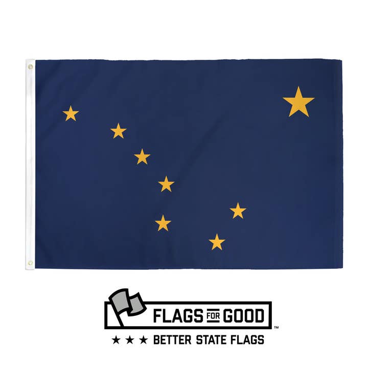 Alaska State Flag for wholesale by Flags For Good