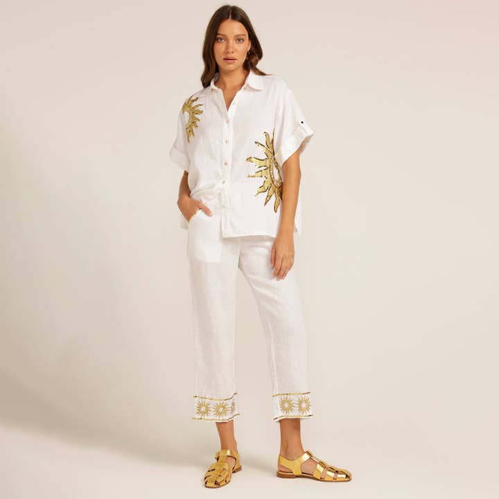 Love, Bonfire the Label - Wholesale Pants - Women's - You Beauty Linen Pant3