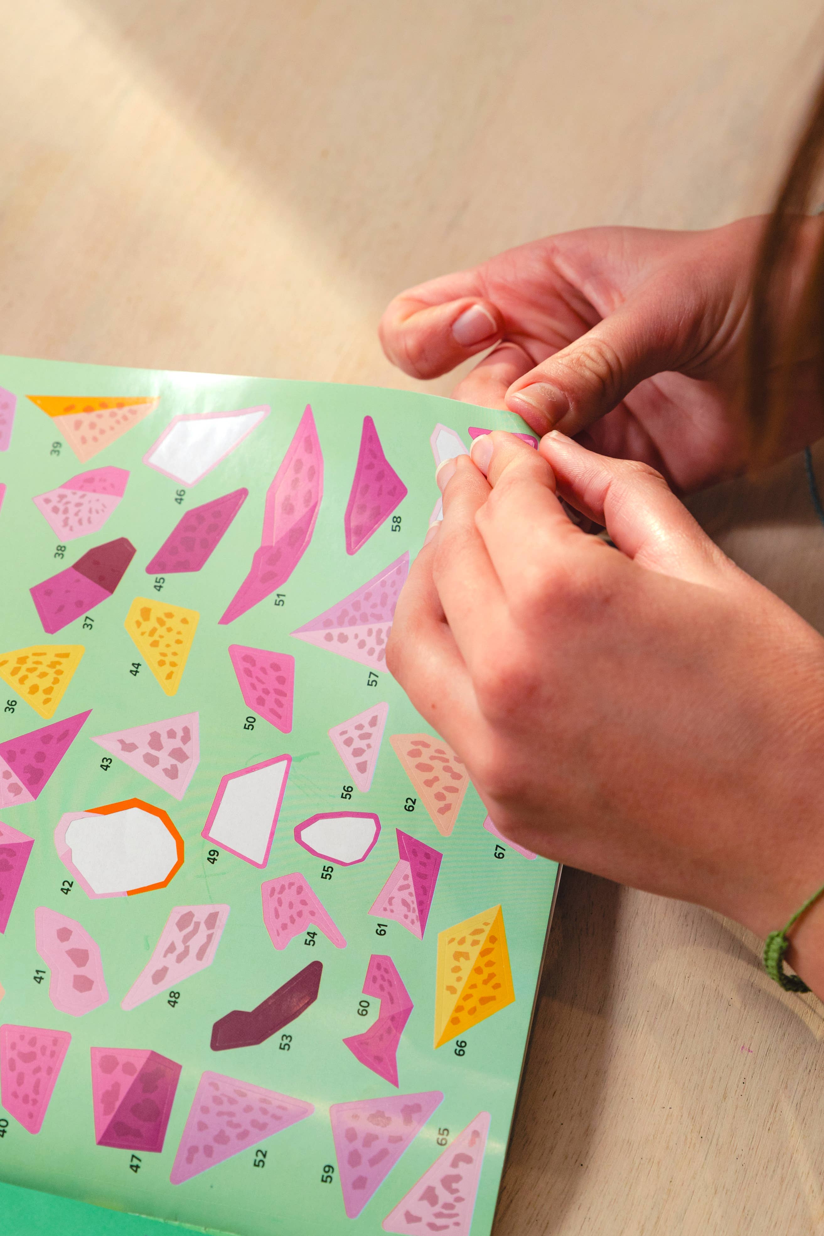 BOX CANDIY® - Wholesale DIY Craft Kit - Kids - Safari Sticker by Number5