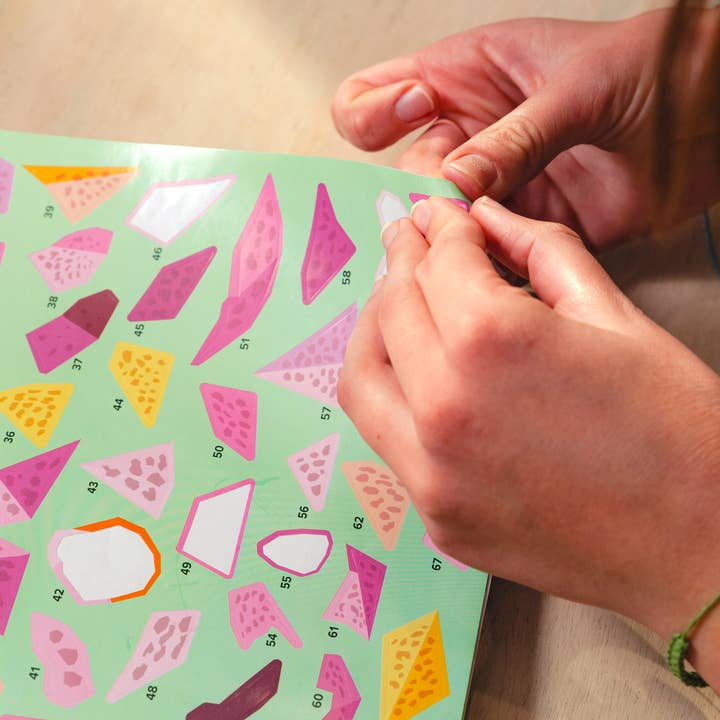 BOX CANDIY® - Wholesale DIY Craft Kit - Kids - Safari Sticker by Number5