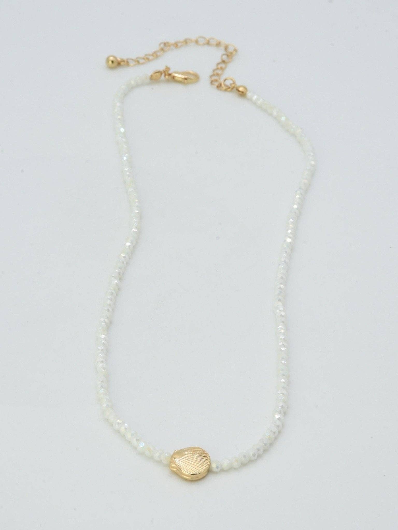 MiMi Wholesale - Wholesale Pendant/Charm Necklace - CN4372 Beaded Shell Pendant Necklace12