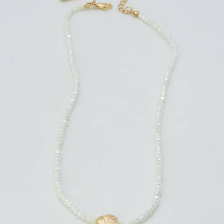 MiMi Wholesale - Wholesale Pendant/Charm Necklace - CN4372 Beaded Shell Pendant Necklace12