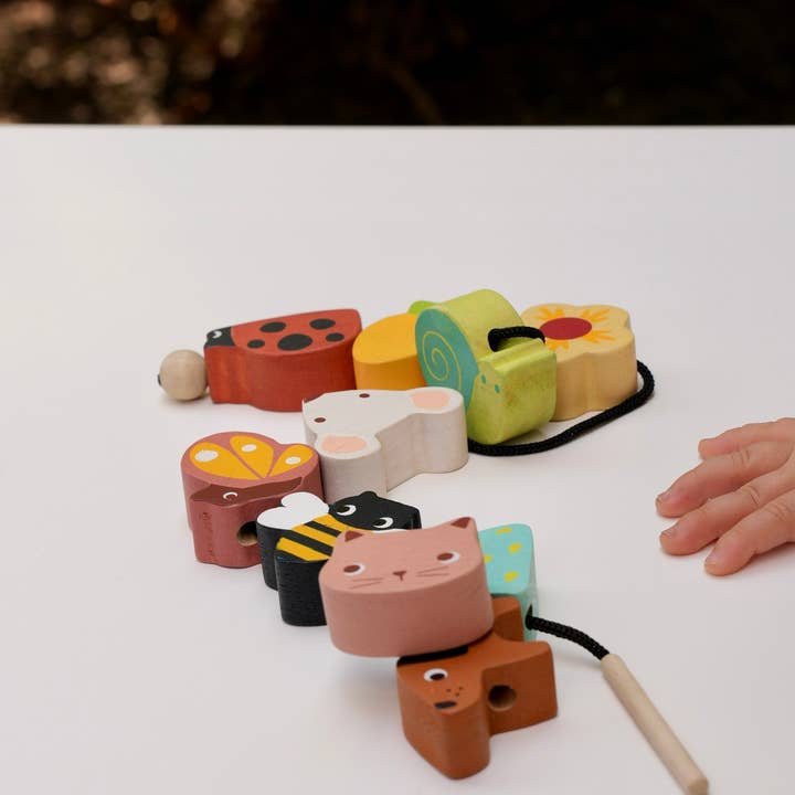 ThreadBear Design UK/EU - Wholesale Wood Toy - Kids - Mentari Garden Threading Beads3