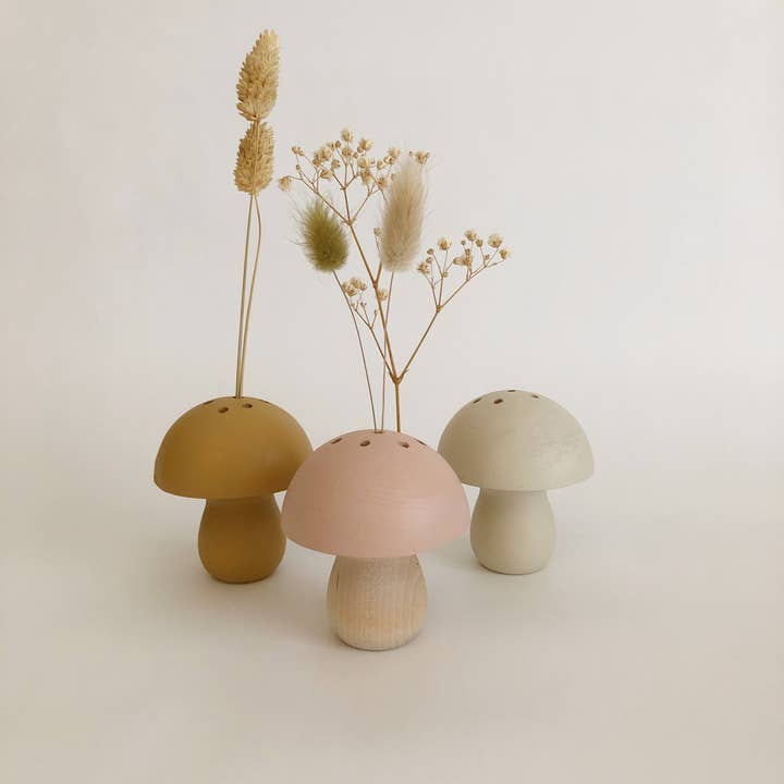 Stacy Wong - Wholesale Vase - Small Mushroom Dry Flower+ Ikebana Vase12