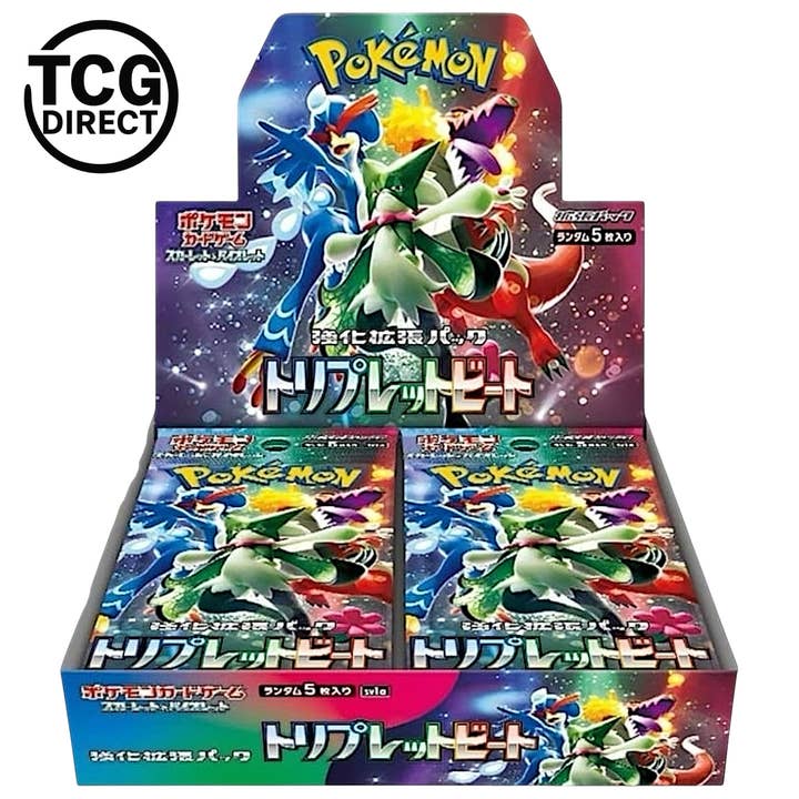 Exibir 30 boosters Pokémon SV1A Triplet Beat Japonês por atacado de TCGDIRECT