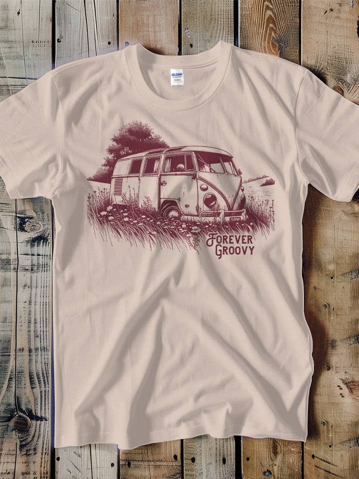 Hippy Van Cottagecore Unisex Tee for wholesale by Swift Retail