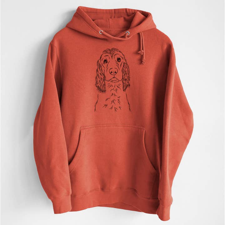 Logan the Cocker Spaniel- Heavyweight Fleece Hoodie for wholesale by Inkopious