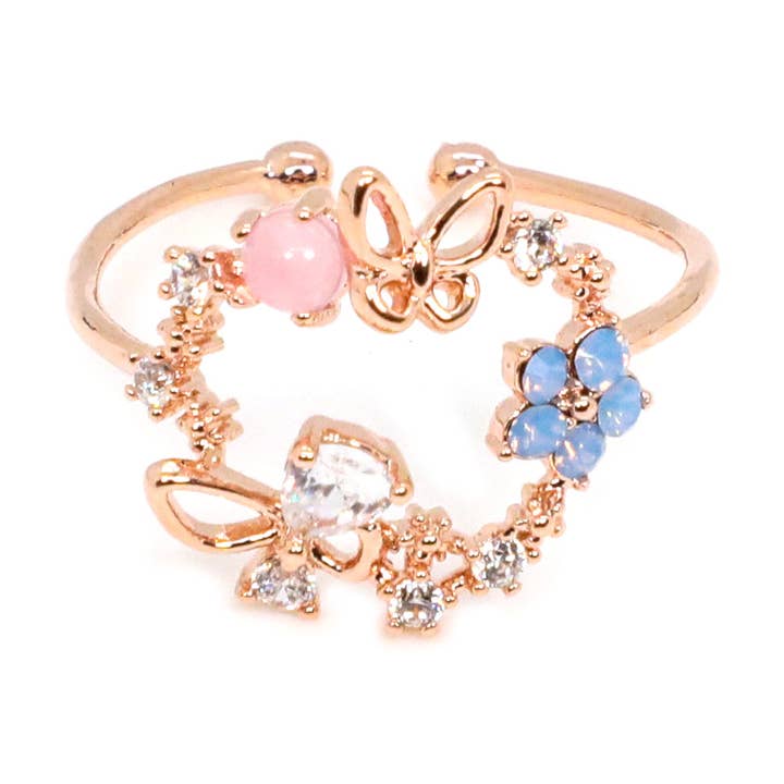 Butterfly Wreath Ring for wholesale by MiniDes