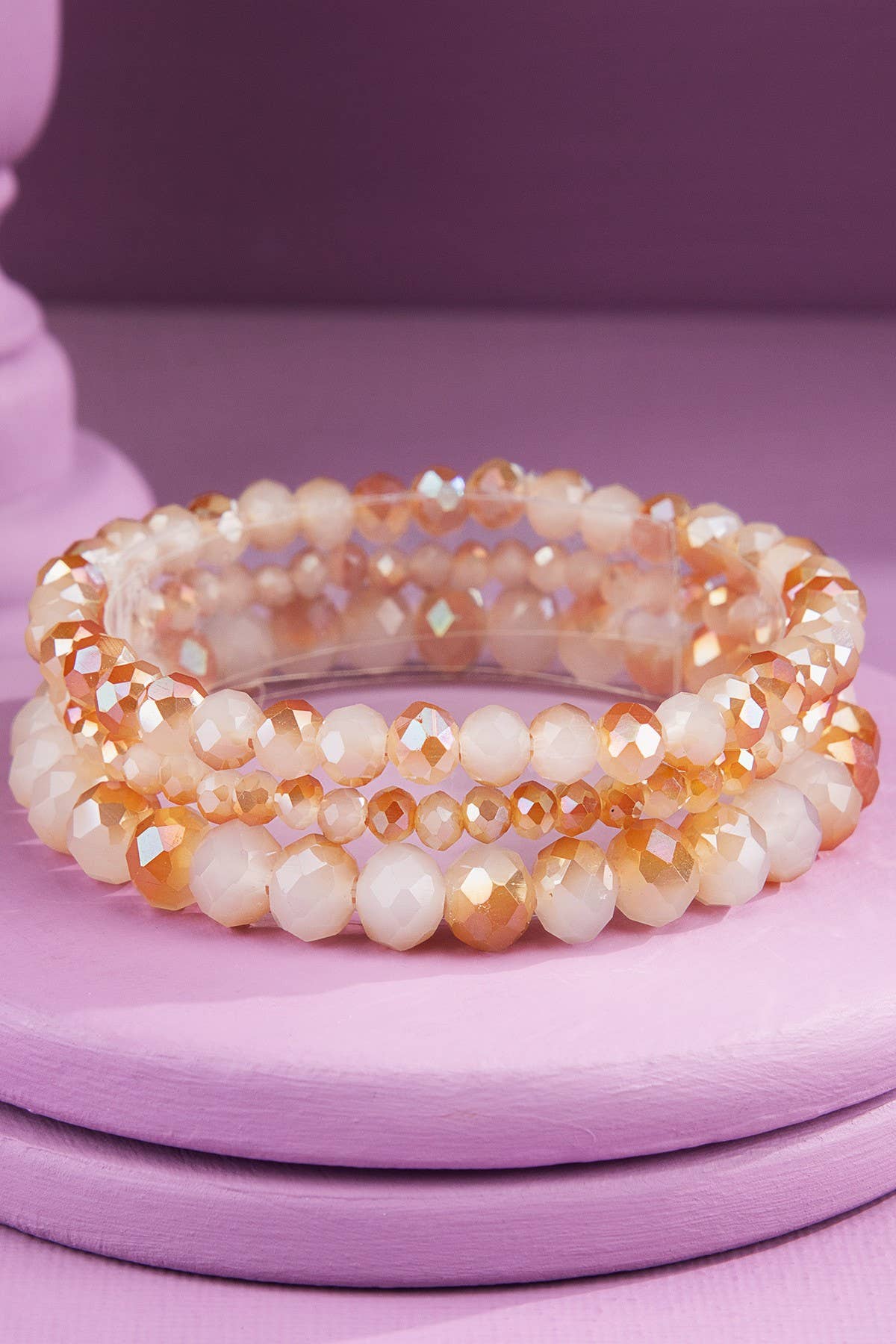 Urbanista – Pulseira de missangas por atacado – Conjunto de Pulseiras de Contas de Vidro de 3 Fios12