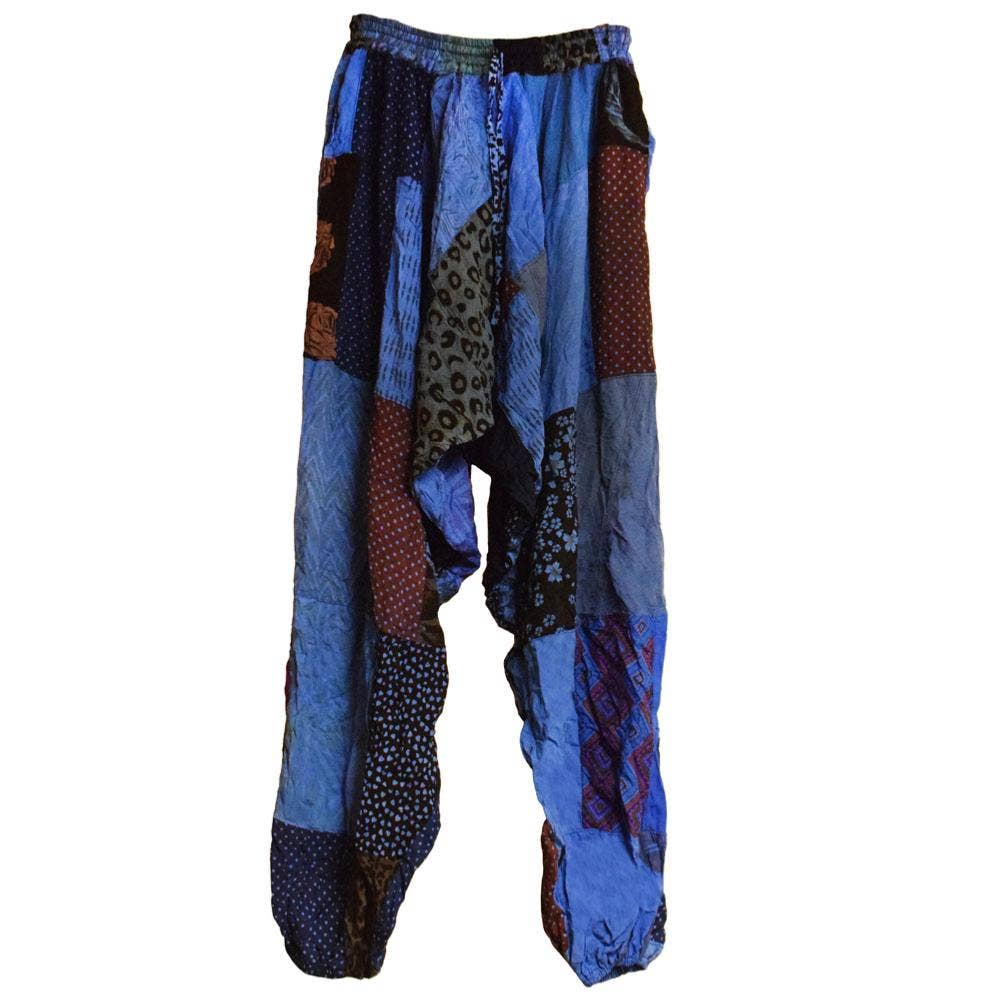 Shared Earth - Wholesale Pants - Unisex - Aladdin pants patchwork,assorted colours, extra large unisex0