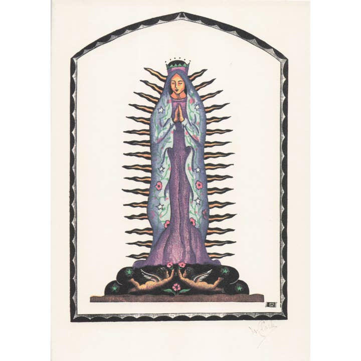Our Lady Of Guadalupe Notecard for wholesale by Tesoros Trading Company