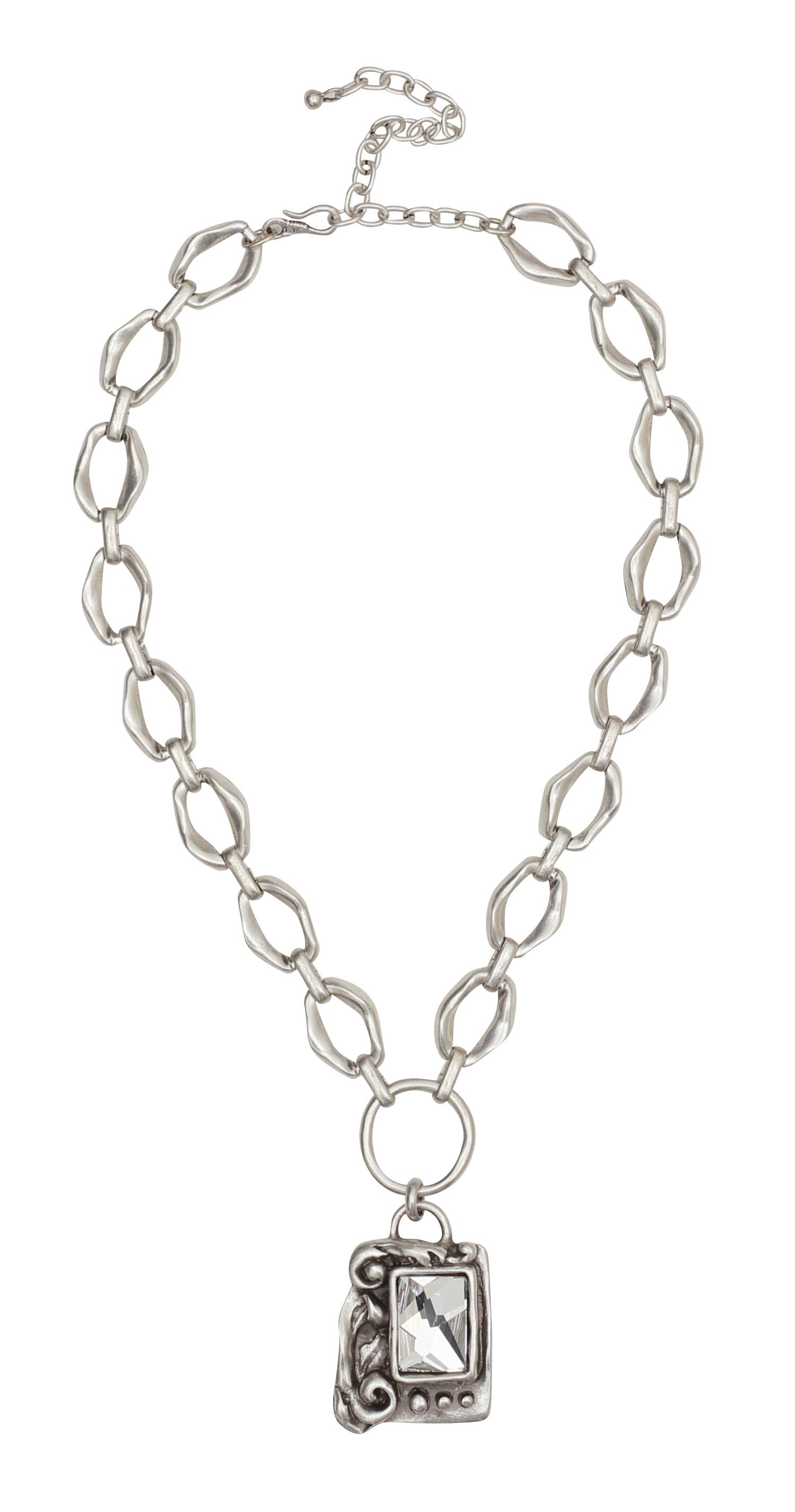 Chanour – wholesale Pendant/charm necklace – Handmade Wisdom Pewter Necklace - NN35273