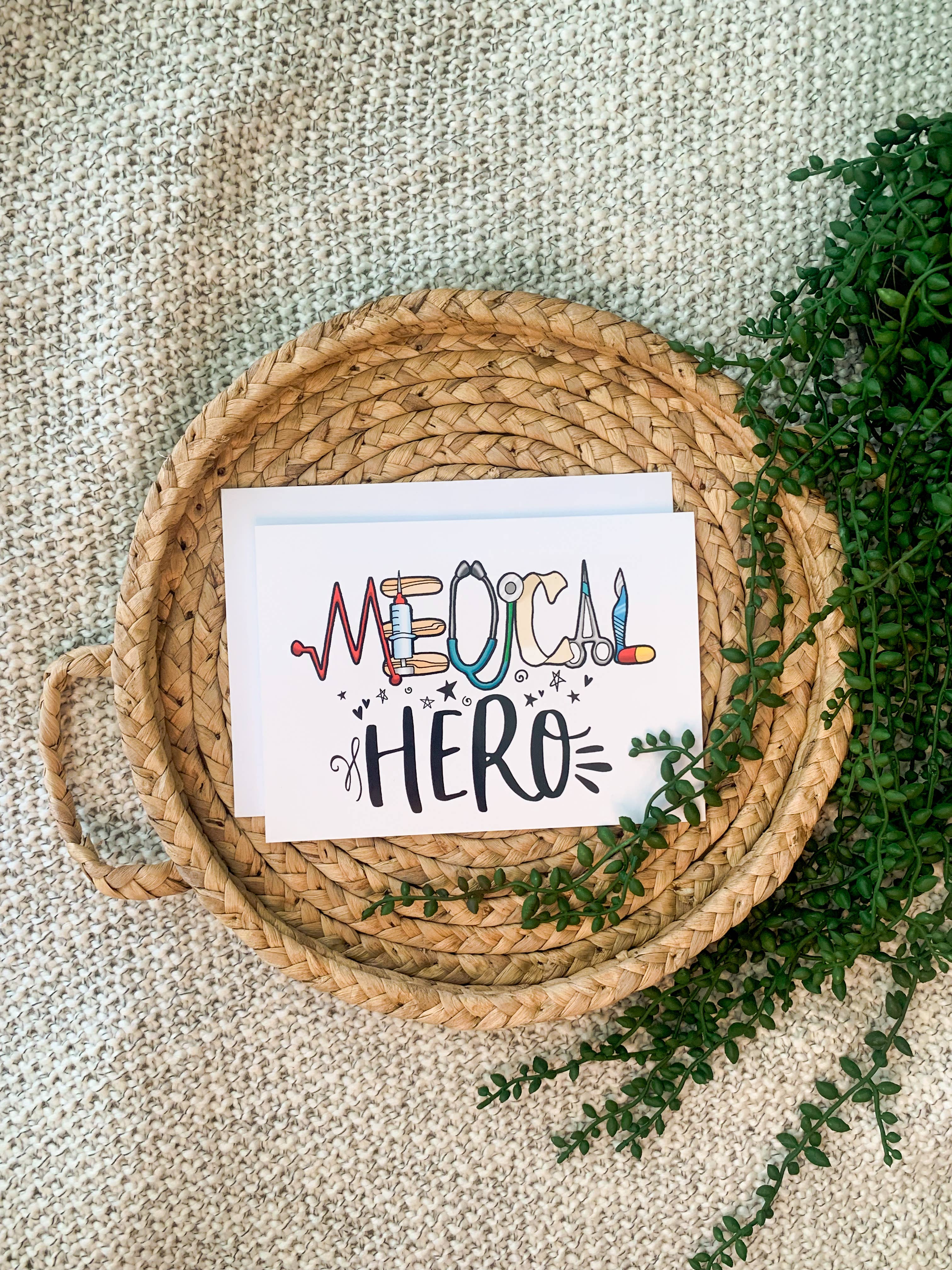 Savannah and James Co – Großhandel Grußkarten für den Alltag – Medical Hero Grußkarte, 5" x 71