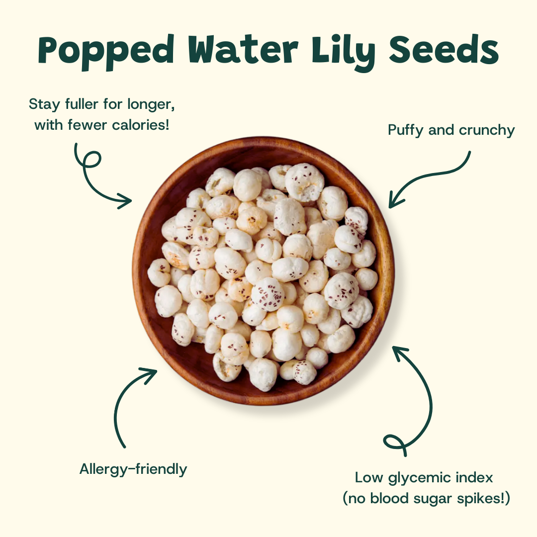 NutriPop - Wholesale Puffed Snack - NutriPop Popped Water Lily Seeds - Spicy Peri-Peri (1Oz)2