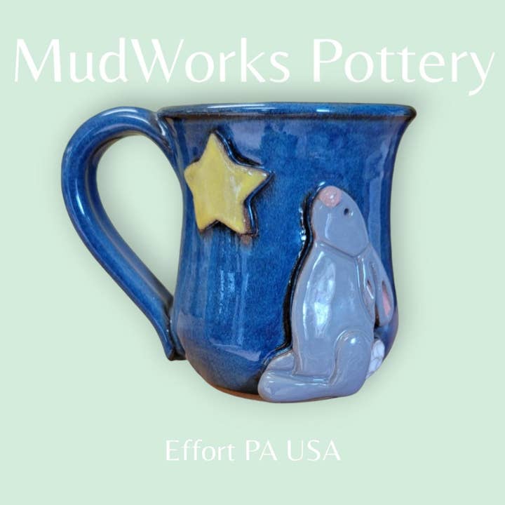 MudWorks Pottery - Wholesale Coffee Mug - Bunny Star Mug4